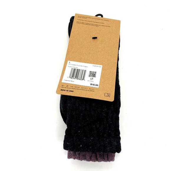 Men's Nike Everyday Plus 2-Pack Cushioned Crew Socks (8-12) Red Heather Gray - Picture 2 of 4